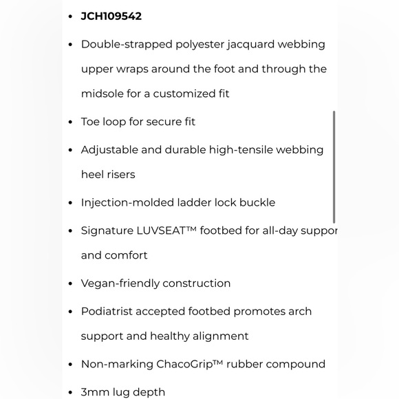 New Chaco Women’s ZX/2 Dual Adjustable Straps Classic Sandal Size 6 - Picture 9 of 10